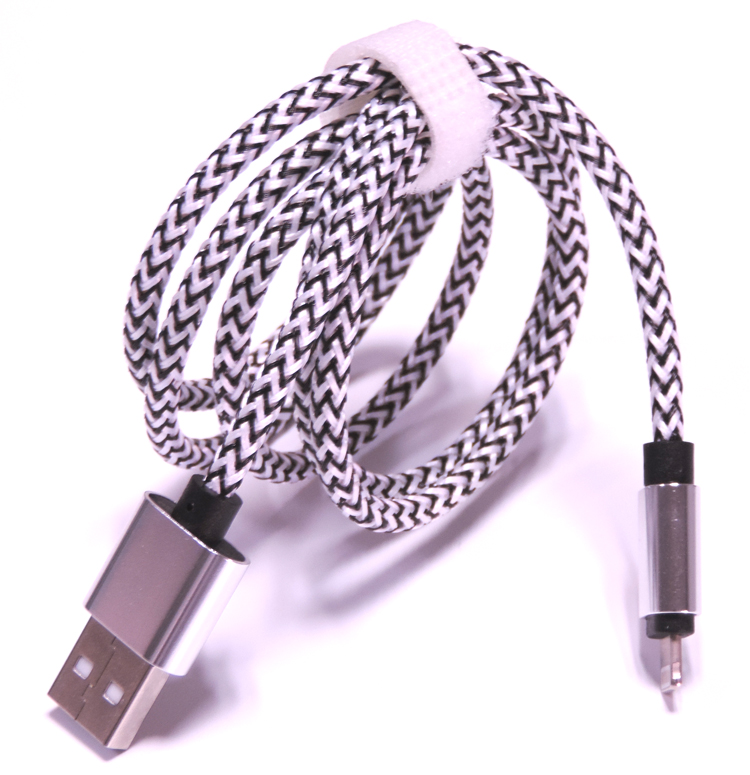 Alloy metal shell Nylon Braided USB cable WK-NY8PM802-2